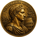 Sesterzium Augustus coin